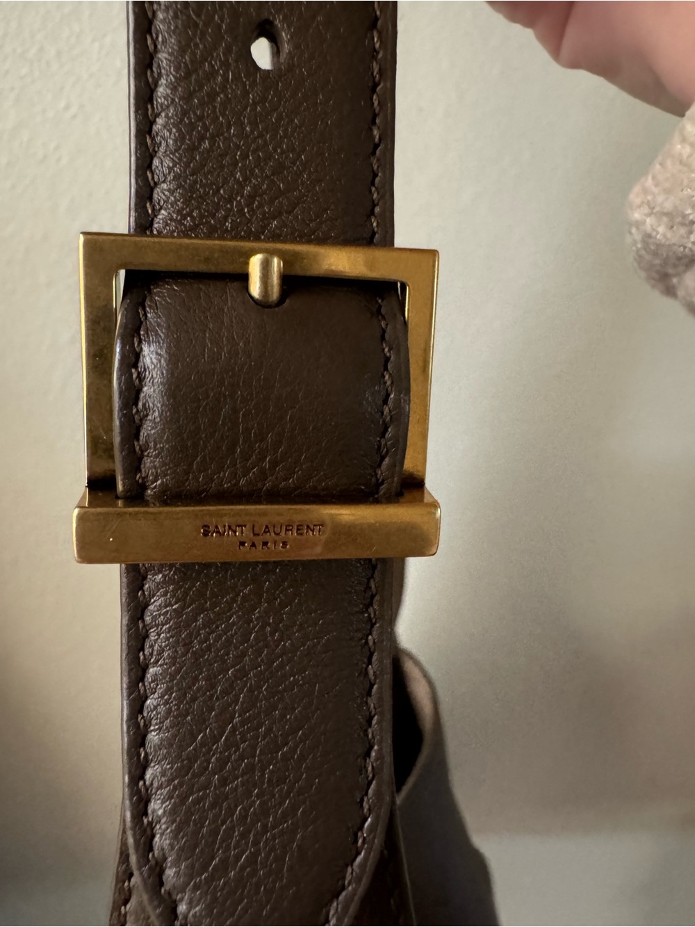 LE 5 À 7 SUPPLE SMALL IN GRAINED LEATHER - Picture 3 of 5